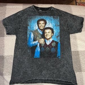 Medium Men’s black/grey marble Step Brothers shirt